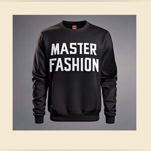 Black master fashion sweatshirt